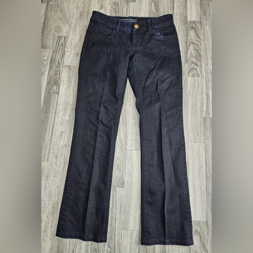 Banana Republic Dark Blue Flare Jeans size 6